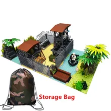 

Compatible Technical Military Base WW2 Building Blocks for Kids Boys Toy Construction Bricks Soldiers for Children Birthday Gift