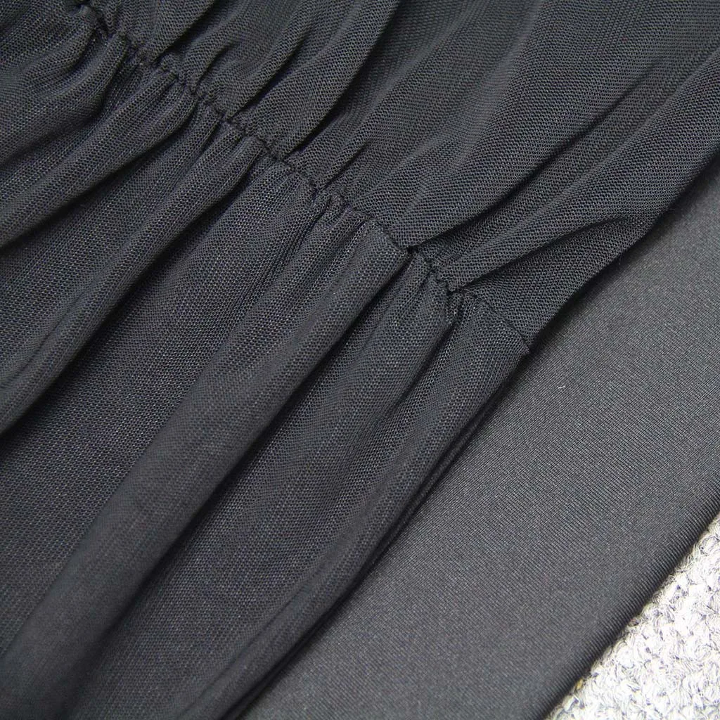 Robe hiver femme женское платье повседневное с открытыми плечами Сетчатое с рукавами-пузырьками с открытой спиной однотонное зимнее платье vestidos ropa mujer robe femme