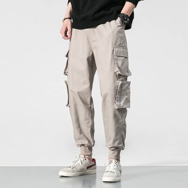 Men Hip Hop Pants Streetwear Fashion Cargo Pant Casual Pants Male Harem Trousers Jogger Sweatpants Men Pants With Side Pocket