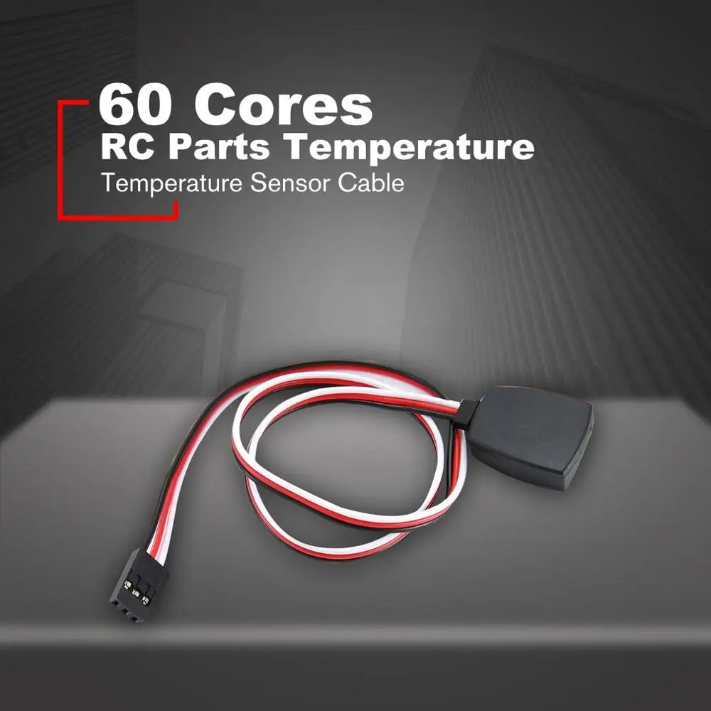 

60 Cores PVC Charger Temperature Sensing RC Parts Temperature Probe Sensor Cable Line For Imax B5 B6 Lipo Battery Charger