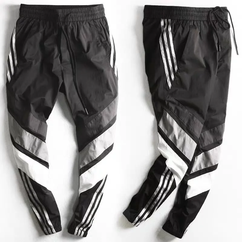 

2020 Spring Summer Sports Pants Men Tooling Pants Male Beam Feet Male Youth Version Closing Feet Nine Points Pants Casual Pant