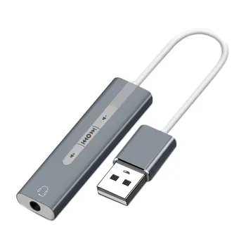 

USB External Sound Card 3.5mm Audio Interface Microphone Headphone Adapter PC Laptop USB Audio Converter with 7.1 sound channel