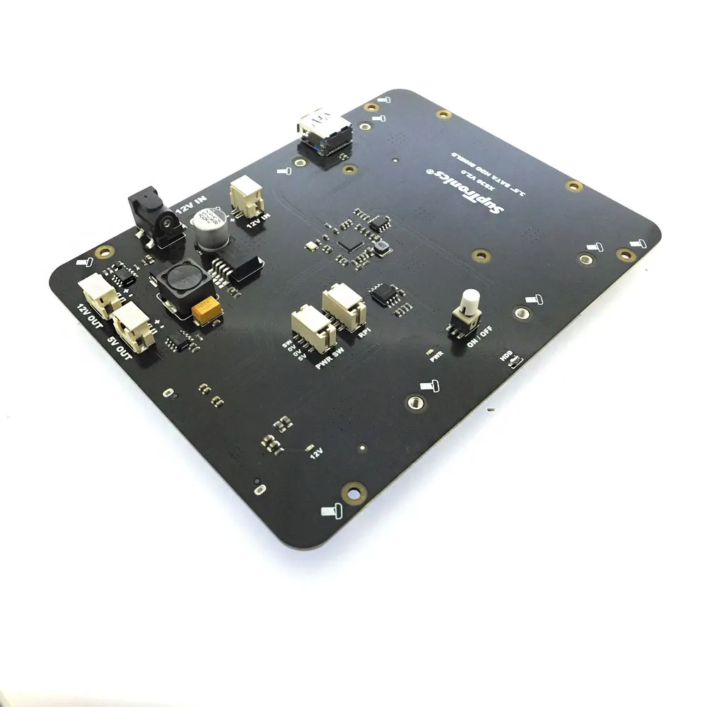 Raspberry Pi 2 3 B+ Plus/3B X830 V2.0 жесткий диск с адаптером, 3," SATA HDD Opslag módulo