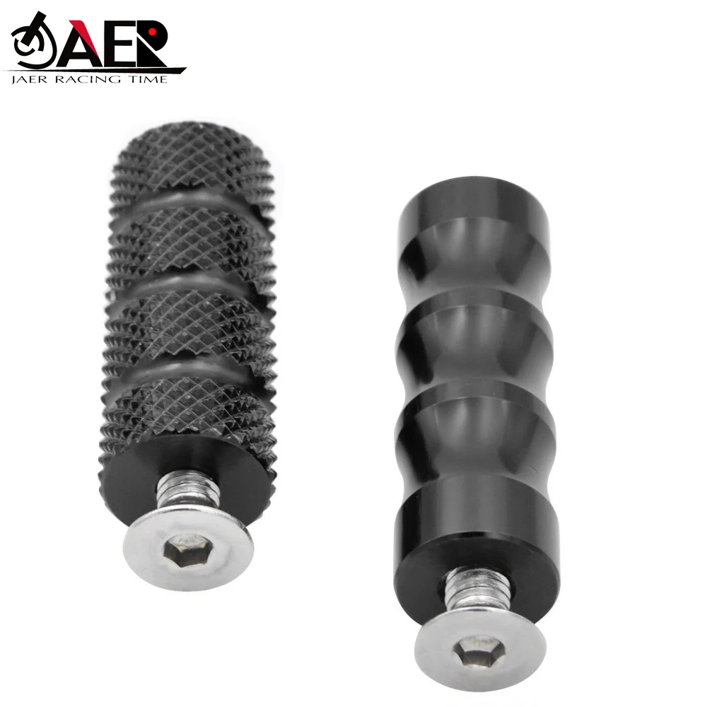Motorcycle CNC Universal M6 Racing Gear Shift Lever Peg Brake Pedal Shifter Foot Pegs Motorbike Footrests Footpeg motorcycle footrests motorcycle foot pedals