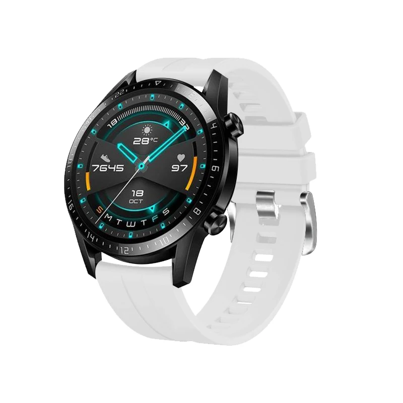 Для huawei watch gt 2 Силиконовый ремешок для часов спортивный сменный ремешок для часов huawei gt2 42 мм 46 мм браслет