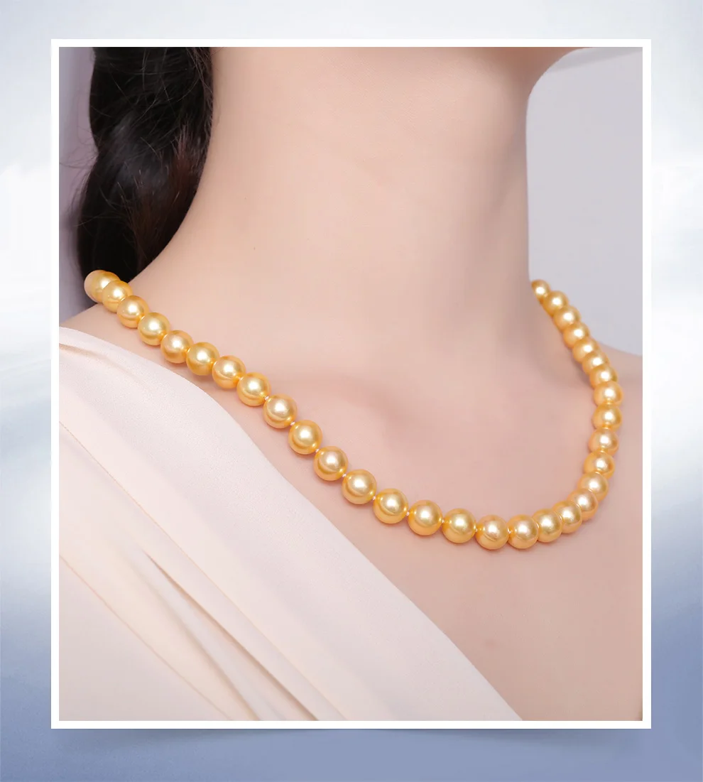 海水金珠项链_10