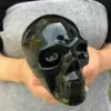 950-1050g Obsidian bone figurines, natural stone mineral sculpted realistic figurines heal home Decorative art collection 6