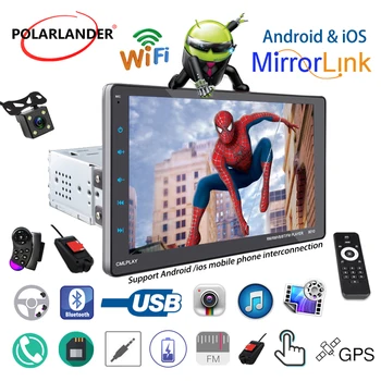 

9 Inch HD Touch Screen Car Radio GPS FM 12V 9010A Multi-language USB Colorful Light Bluetooth 4.2 WiFi MP5 FM For Android Ios