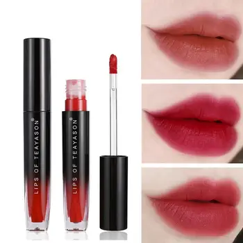 

TEAYASON 12 color Lipgloss Make Up Waterproof Lasting Sexy Red Lipstick Nude Matte Lipstick Makeup Cosmetics maquillaje mujer
