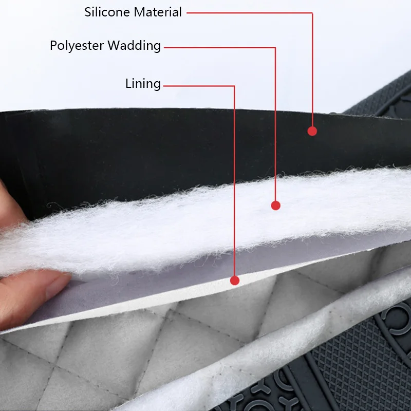 Thicken Silicone Baking Gloves Waterproof Heat Resistant Oven Mitt With Cotton Kitchen Cooking Microwave BBQ Gloves Potholder