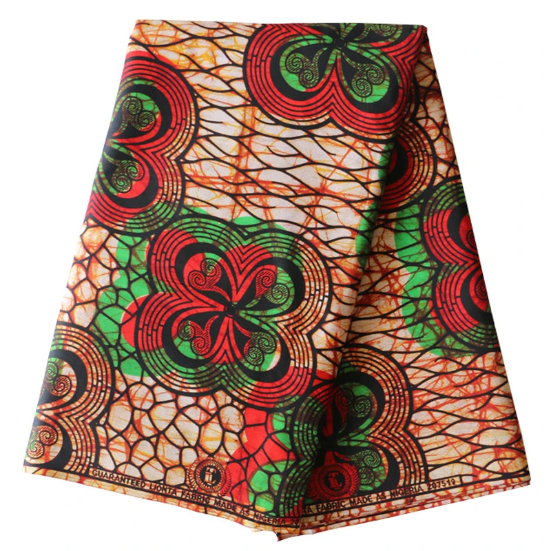 Настоящий голландский воск Анкара, Африка батик двойной печати ткань высокого качества хлопок швейный материал для свадебного платья Африканский tissu 6 ярдов