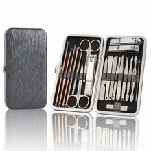 В моде 20 штук машинки для стрижки ногтей Красота инструменты для ногтей Ножницы Серп крюк Golden Eagle кутикулы толкатель для обрезки для педикюра и Menicure по уходу за ногтями