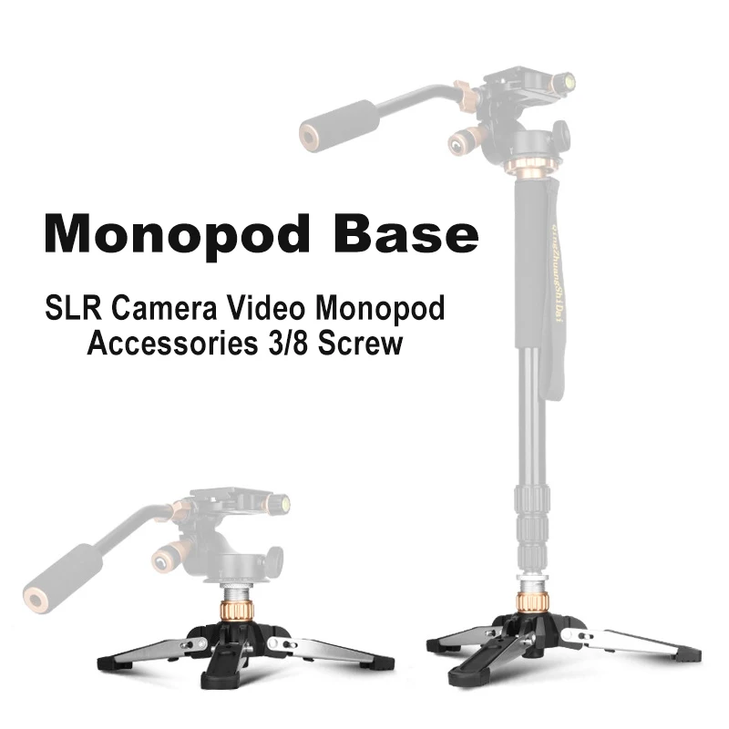 

Tripod Legs Monopod Base SLR Camera Video Photography Monopod Monopod Accessories 3/8 Screw