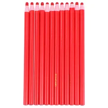 1 caixa descasque fora cera caneta rolo ponto de papel caneta aparamento linha máquina de costura caneta marcador multi purpose para a loja em casa (vermelho)