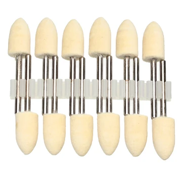 

12pcs Conical Head Wool Polishing Wheel Grinding Head Polishing Tool Accessory High Quality Jewelry Polishing Tool For Jeweler