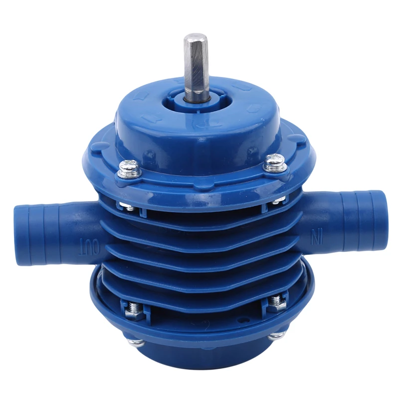 Blue Self-Priming Dc Pumping Self-Priming Centrifugal Pump Household Small Pumping Hand Electric Drill Water Pump