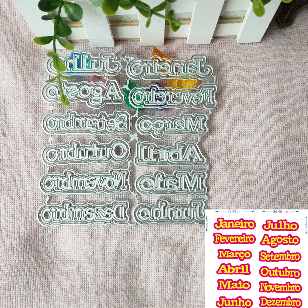 Stampo Per Taglio Metallo Cornice Fiori E Parole – Per Scrapbooking E Goffratura
