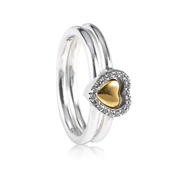 

S925 Silver Jewelry New Ring Couple Romantic Fashion Engagement Ring Anniversary Gift