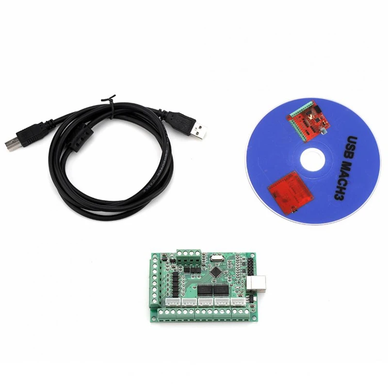 

1Set MACH3 USB Interface Board MACH3 Motion Control Card USB Interface Board for Engraving Machine CNC Controller