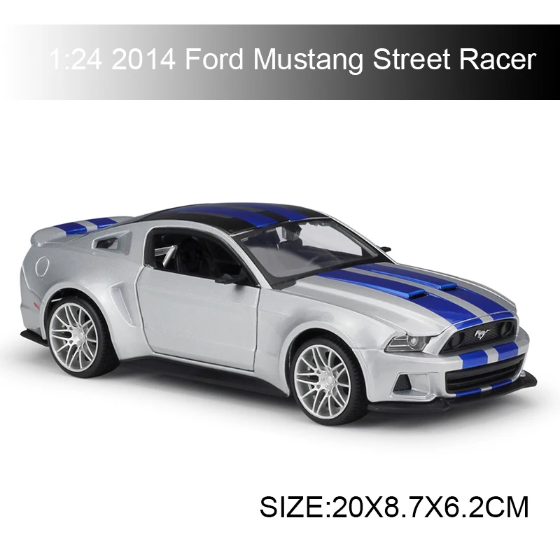 Автомобиль Maisto 1:24 литая модель автомобиля 2014 Ford Mustang Street Racer BOSS 302 игрушечная