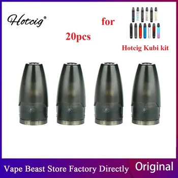 

4pcs/8pcs/20pcs Hotcig Kubi Refillable Pod Cartridge with 1.7ml Capacity &1.8ohm Coil Head Pod System for Hotcig Kubi Kit