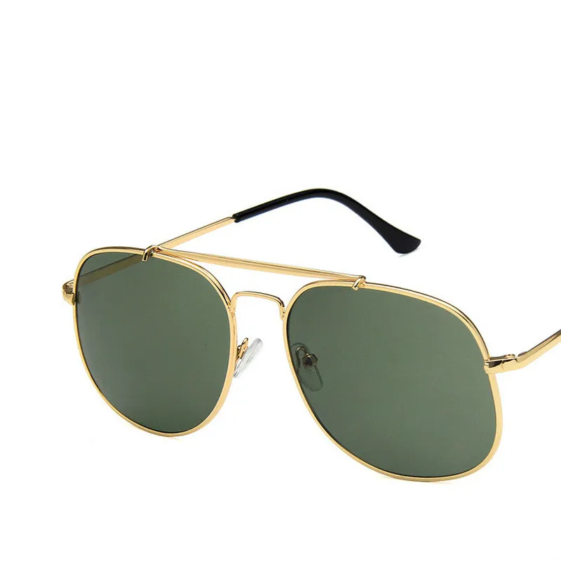 Солнцезащитные очки в стиле ретро, мужские солнцезащитные очки с двойной металлической оправой, женские модные классические очки для вождения, черные солнцезащитные очки, дешево