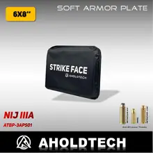 Aholdtech NIJ IIIA 3A, plaques souples pare balles, gilet balistique, panneau latéral, plaque de taille 6x8