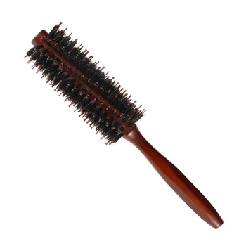 

Bristles Hair Brush Comb Round Comb Twill with Wood Handle for Hair Drying Styling Curling (Twill 10)