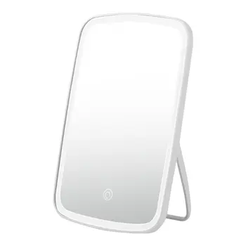 

Dormitory Desktop Makeup Mirror Female Desktop Led With Light Portable Folding Bracket Fill Light Mirror