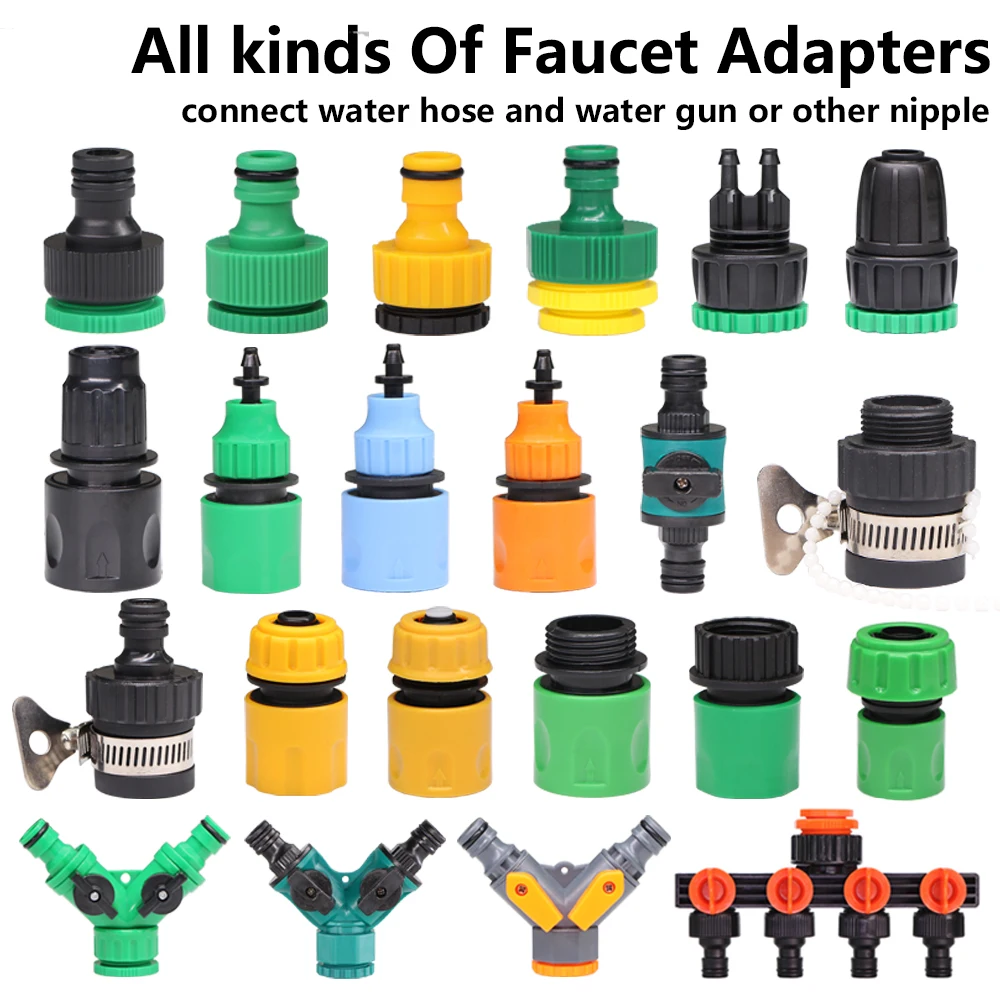 Variety Style Garden Tap 1/2" 3/4" Male Female Thread Universal Nipple