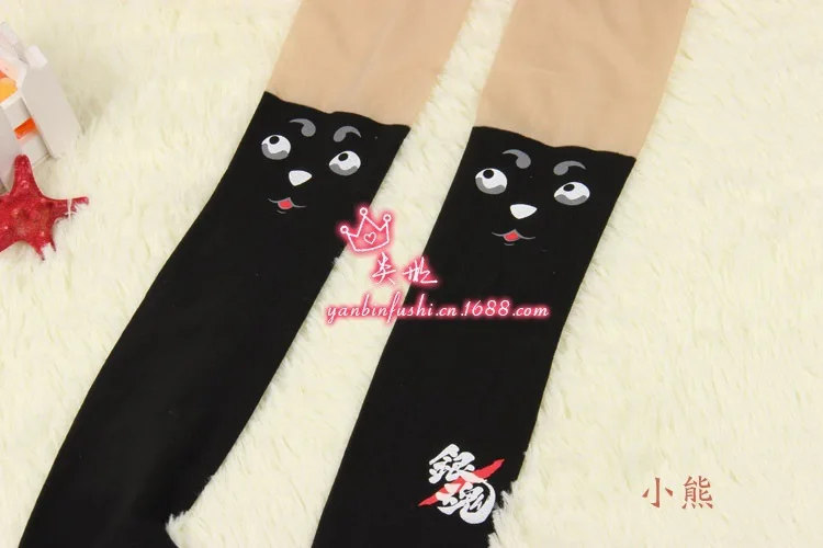 Новые модные женские Лосины Плюс Размер колготки hello kitty милые колготки Kawaii платье туго