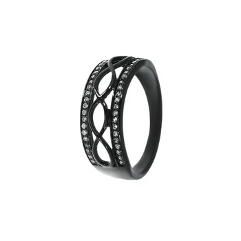 

Кольцо из серебра с фианитами R00234