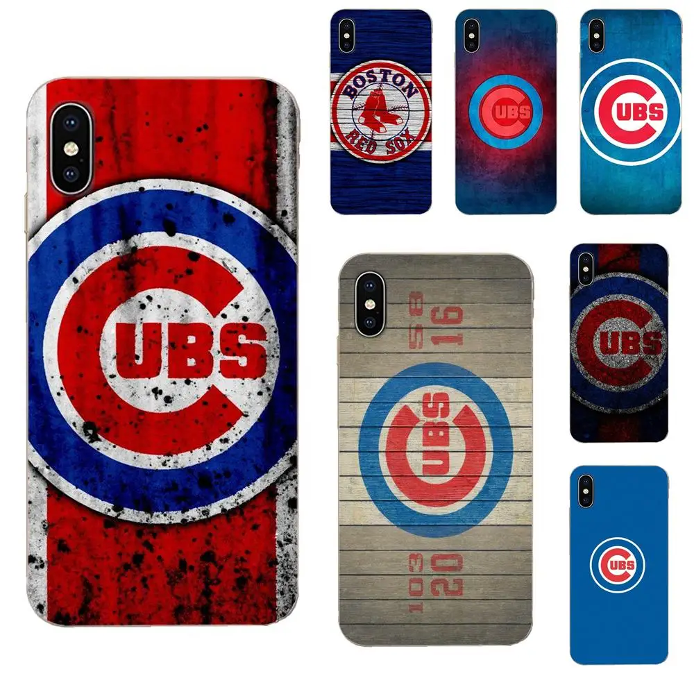 Мягкие Защитные чехлы для Sony Xperia Z Z1 Z2 Z3 Z4 Z5 compact Mini M2 M4 M5 T3 E3 E5 XA XA1 XZ Premium Chicago Cubs |