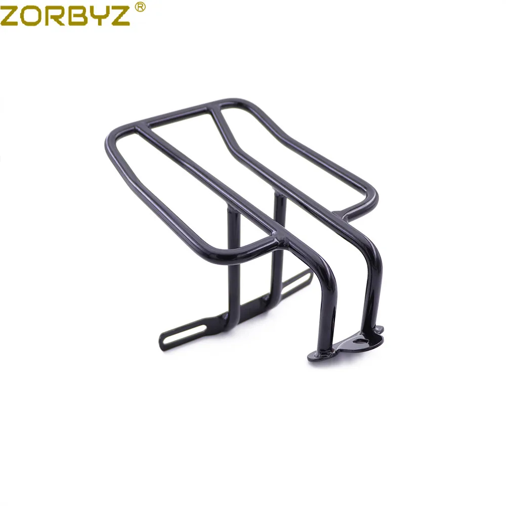 ZORBYZ Black Motorcycle Steel Rear Luggage Rack Carrier For Harley Sportster XL883 1200 Custom
