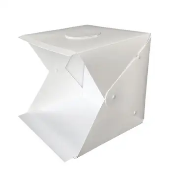 

Durable Studio Box Classic Delicate Texture 30cm Mini Folding Lightbox with LED Strap Photography Studio Softbox Universal