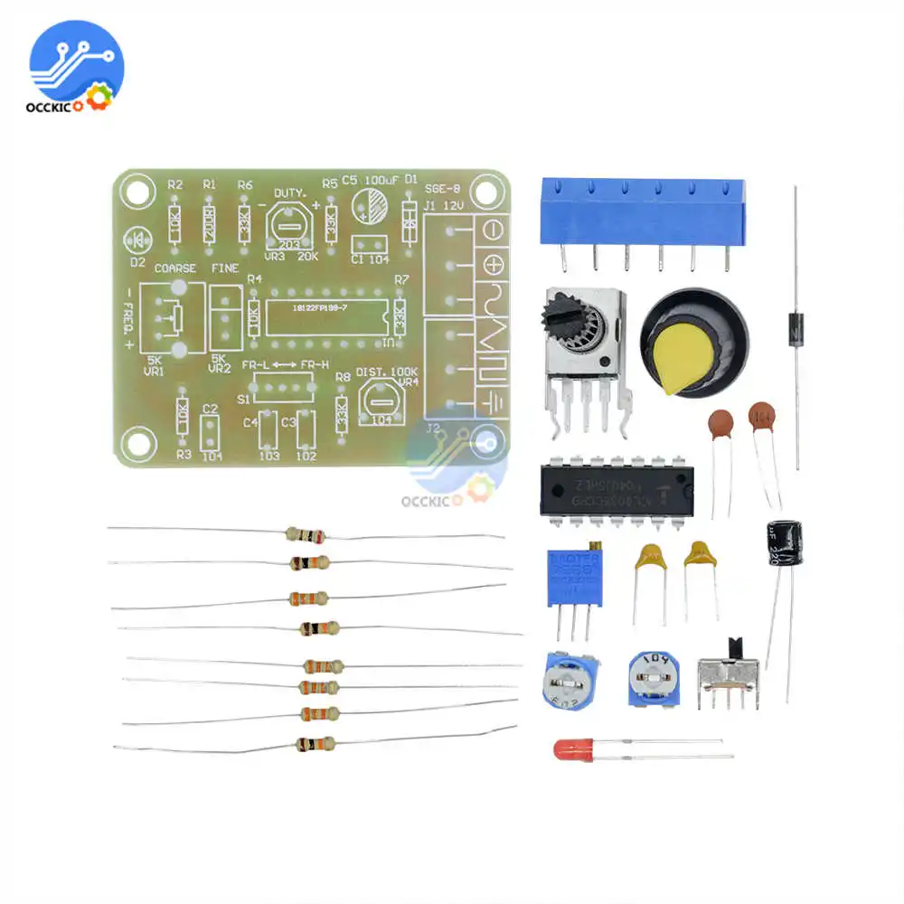 1 комплект ICL8038 модуль монолитного генератора сигналов DIY синусоидального
