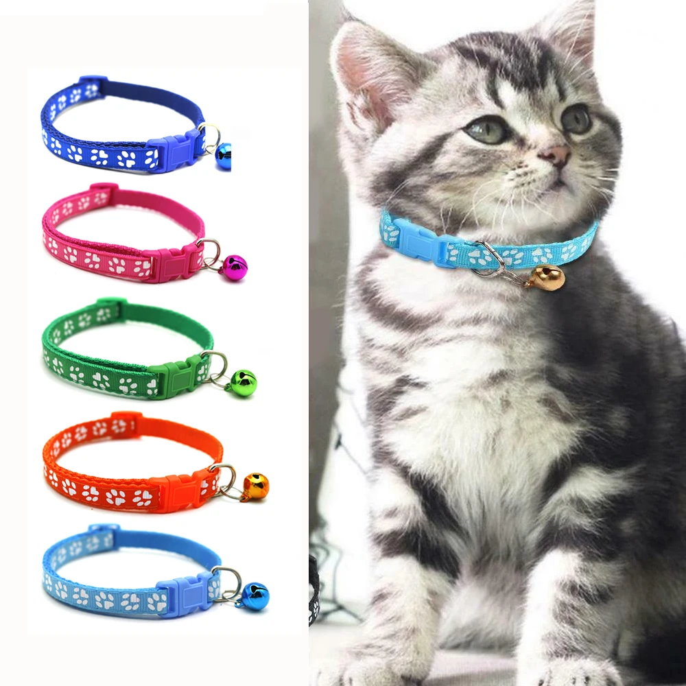 

Dog Collar Adjustable Pet Dog Cat Leash Reflective Pet Bell Collar Suitable For Cats And Small Dog Supplies Leash Accessories