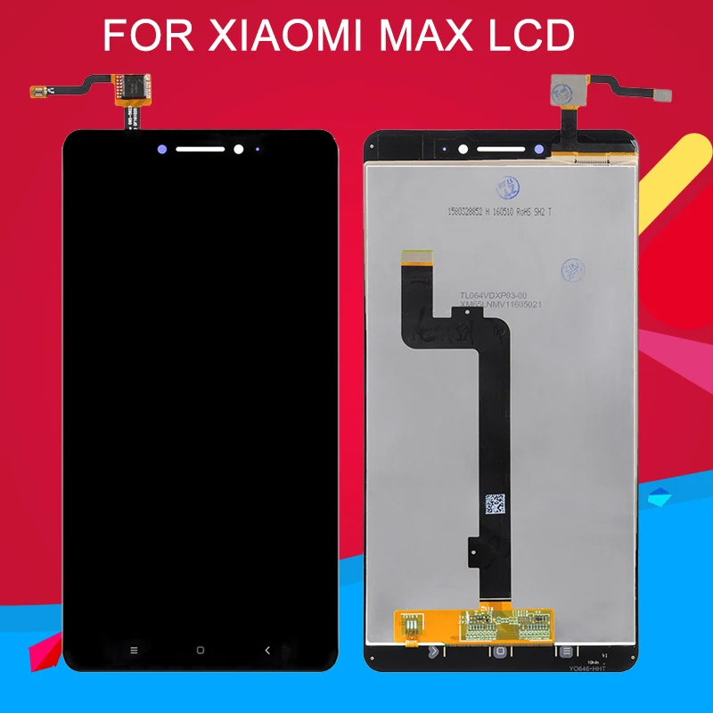 

Dinamico 6.44inch Display For Xiaomi Mi Max LCD With Touch Screen Digitizer Assembly Mi Max Lcd With Frame Free Shipping