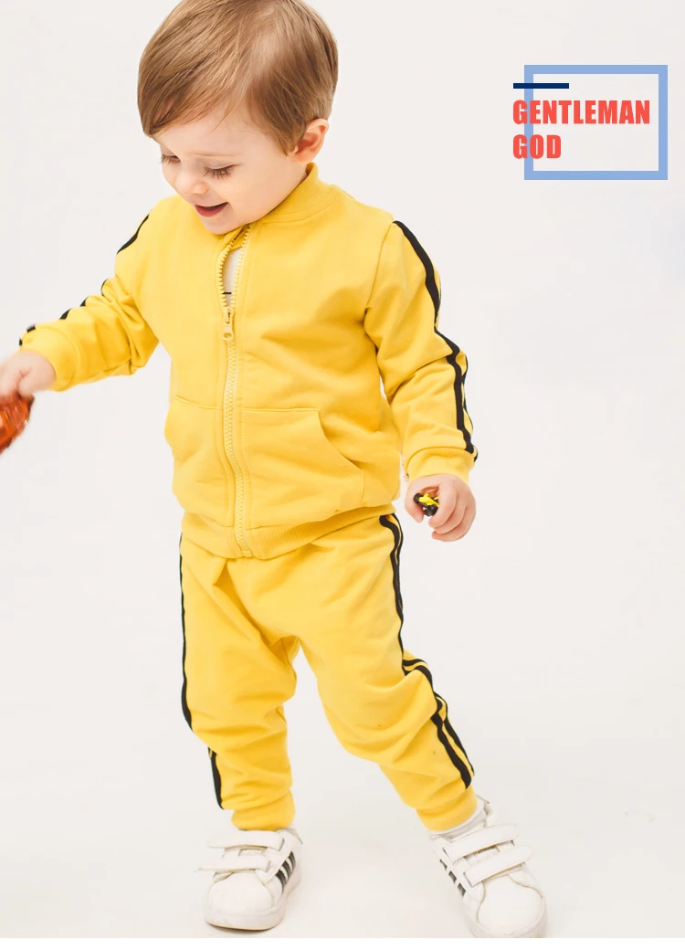 Коллекция 2019 года, весенние комплекты одежды для детей повседневная куртка на молнии для малышей, штаны спортивный костюм для девочек из 2