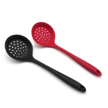 Термостойкий силиконовый с отверстиями шумовка, ложка Фильтр Дуршлаг Пищевой Силикон Утверждение fda