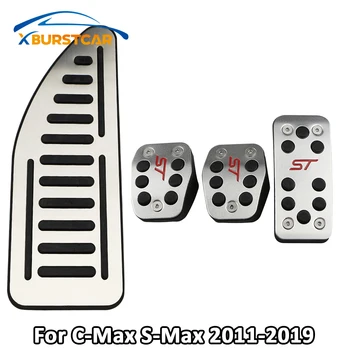 

Stainless AT MT Car Pedals Fit for CMax C-Max C Max S-Max SMax 2011 2012 2013 2014 2015 2016 2017 2018 2019 Auto Pedal Cover
