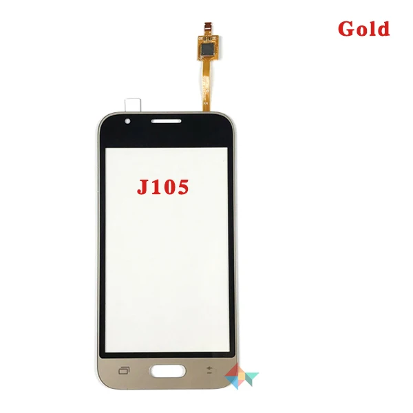 Для samsung Galaxy DUOS J1 Mini J105 SM-J105F и J1 Mini Prime J106 сенсорный экран дигитайзер передняя стеклянная линза сенсорная панель+ инструмент - Цвет: J105 Gold
