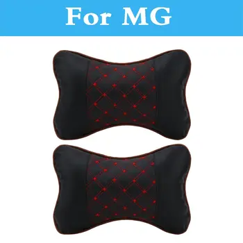 

Auto Interior 2pcs Leather Pp Cotton Car Headrest Neck Cushion Headrest Pillow For Mg Sv Zr Zs Zt 350 3 5 550 6 Gs Tf Xpower