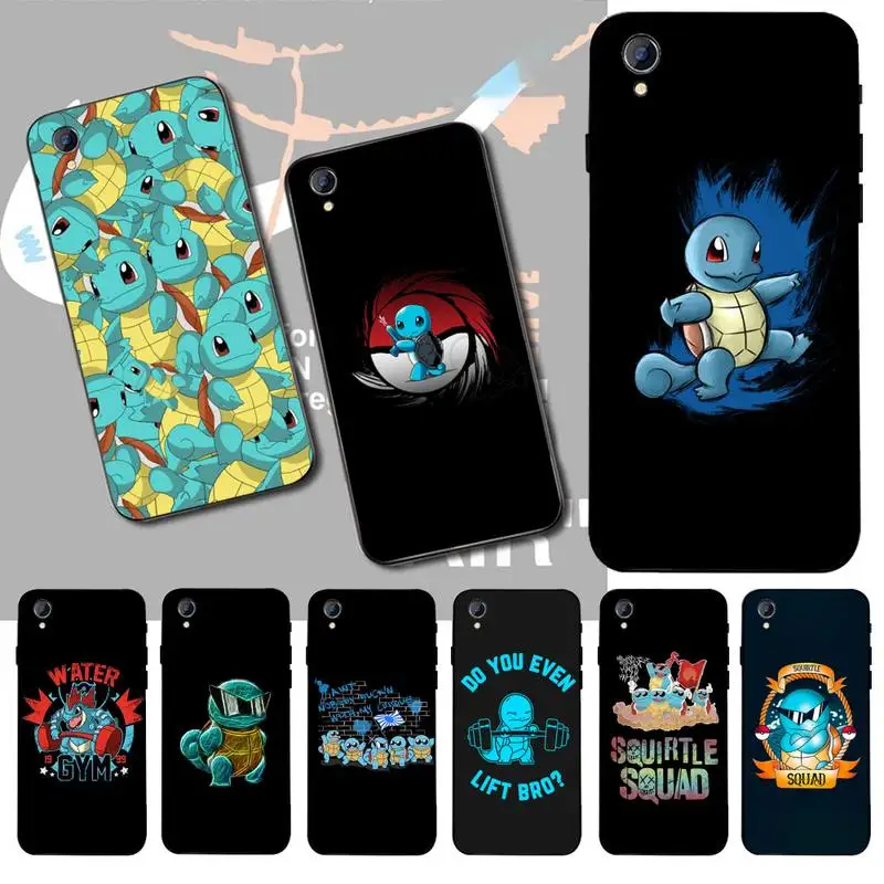 

HPCHCJHM Japan Anime Squirtle Legion Pocket elf Unique Design Phone Cover For Vivo Y91c Y17 Y51 Y67 Y55 Y93 Y81S Y19 V17 vivos5