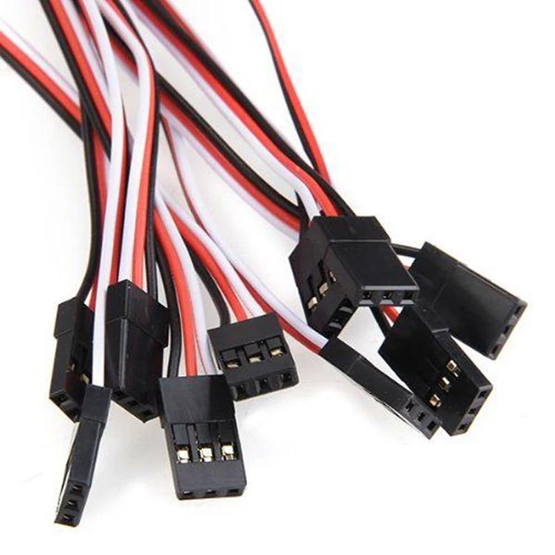 10 шт. 3pin мужчин и женщин серво удлинитель провод hdmi кабель самолет длина