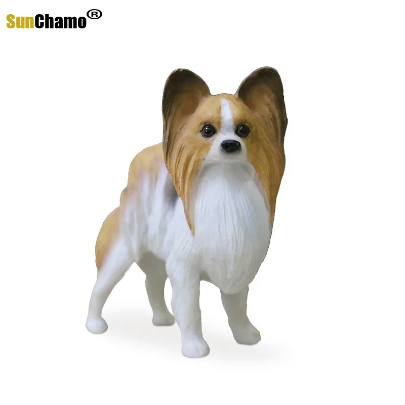 Fashion Mini Butterfly Dog Model Simulation Ear Decoration Babylon Car Crafts Accessories Murals Furnishing | Дом и сад
