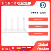 Глобальная Версия Оригинал Huawei Honor маршрутизатор 3 Wi-Fi 6 + 3000 Мбит двухдиапазонный беспроводной маршрутизатор умный дом маршрутизатор