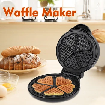 

Mini Waffle Maker Machine Electric Non-Stick Waffle Maker Mold Pancake Bakeware Pan Bubble Kitchen Accessories Waffle Mold