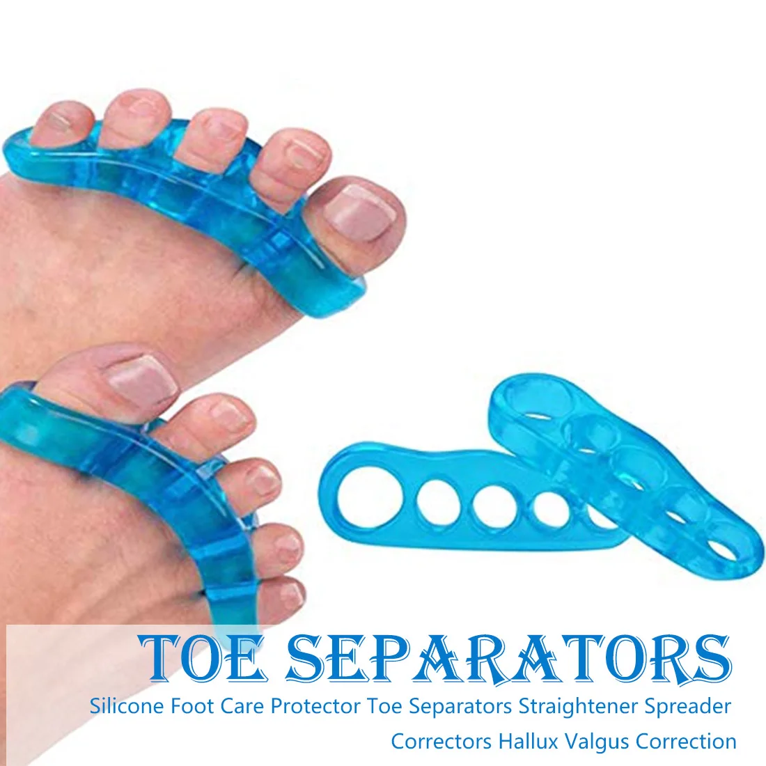 

Hallux Valgus Correction Silicone 1Pair Gel Bunion Protector Toe Separators Straightener Spreader Correctors Foot Care Tools