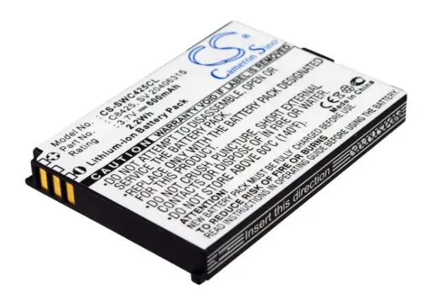 Cameron sino 600 мАч батарея для SWISSVOICE eSense Coloe E SV 20406288 C8425 SV 20406315 аккумуляторная батарея для телефона